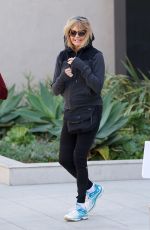 GOLDIE HAWN Out Shopping in Brentwood 02/24/2018