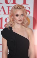GRACE CHATTO at Brit Awards 2018 in London 02/21/2018