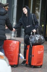GRACE ELIZABETH Arrives at Her Hotel in Milan 02/20/2018