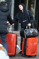 GRACE ELIZABETH Arrives at Her Hotel in Milan 02/20/2018
