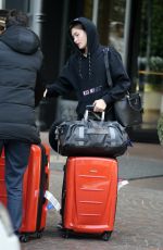 GRACE ELIZABETH Arrives at Her Hotel in Milan 02/20/2018