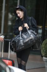 GRACE ELIZABETH Arrives at Her Hotel in Milan 02/20/2018