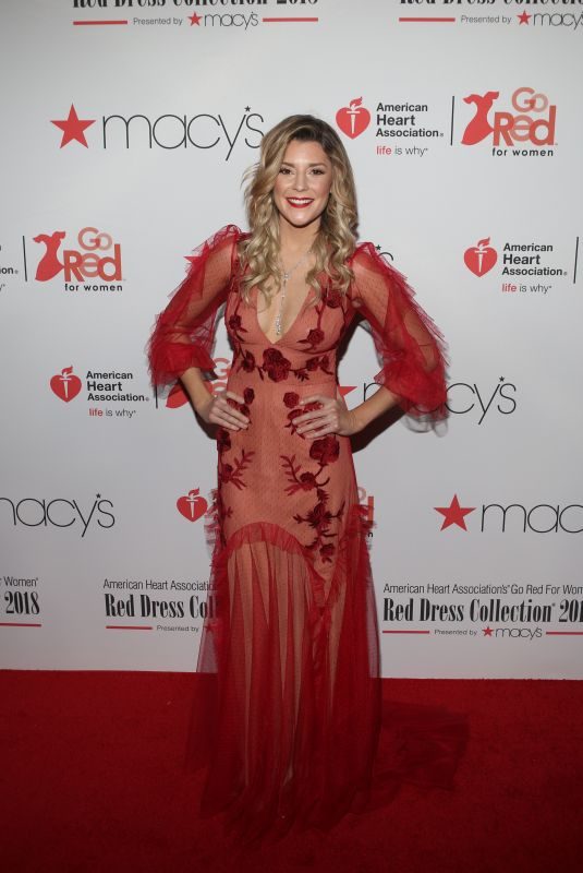 GRACE HELBIG at Go Red for Women Red Dress Collection 2018 Presented by Macy’s in New York 02/08/2018