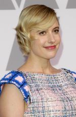 GRETA GERWIG at 90th Annual Oscars Nominees Luncheon in Beverly Hills 02/05/2018