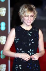 GRETA GERWIG at BAFTA Film Awards 2018 in London 02/18/2018