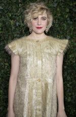 GRETA GERWIG at Charles Finch & Chanel Pre-bafta Party in London 02/17/2018
