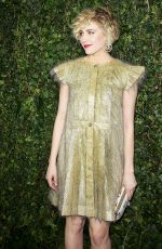 GRETA GERWIG at Charles Finch & Chanel Pre-bafta Party in London 02/17/2018