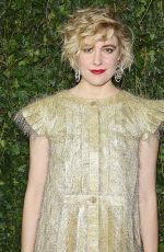 GRETA GERWIG at Charles Finch & Chanel Pre-bafta Party in London 02/17/2018