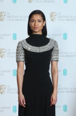 GUGU MBATHA-RAW at BAFTA Film Awards 2018 in London 02/18/2018