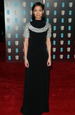 GUGU MBATHA-RAW at BAFTA Film Awards 2018 in London 02/18/2018
