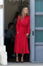 GWYNETH PALTROW on the Set of a Photoshoot in Los Angeles 02/07/2018