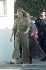 GWYNETH PALTROW on the Set of a Photoshoot in Los Angeles 02/07/2018