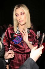 HAILEY BALDWIN Arrives at Love and Miu Miu Women