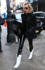 HAILEY BALDWIN Arrives at Mercer Hotel in New York 02/12/2018