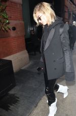 HAILEY BALDWIN Arrives at Mercer Hotel in New York 02/12/2018