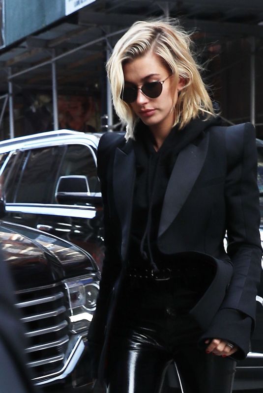 HAILEY BALDWIN Arrives at Mercer Hotel in New York 02/12/2018