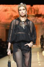 HAILEY BALDWIN at Dolce and Gabbana Show at Milan Fashion Week 02/25/2018