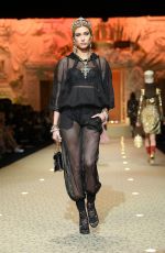 HAILEY BALDWIN at Dolce and Gabbana Show at Milan Fashion Week 02/25/2018