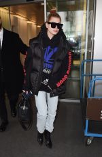 HAILEY BALDWIN at Linate Airport in Milan 02/23/2018