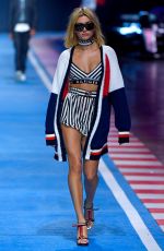HAILEY BALDWIN at Tommy Hilfiger Spring/Summer 2018 Runway Show in Milan 02/25/2018