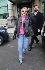 HAILEY BALDWIN Leaves Her Hotel in Milan 02/24/2018