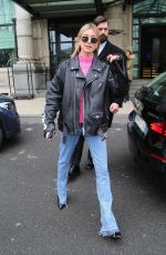 HAILEY BALDWIN Leaves Her Hotel in Milan 02/24/2018