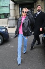 HAILEY BALDWIN Leaves Her Hotel in Milan 02/24/2018