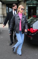 HAILEY BALDWIN Leaves Her Hotel in Milan 02/24/2018