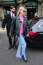HAILEY BALDWIN Leaves Her Hotel in Milan 02/24/2018