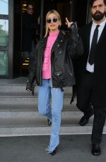 HAILEY BALDWIN Leaves Her Hotel in Milan 02/24/2018