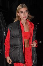 HAILEY BALDWIN Night Out in London 02/21/2018