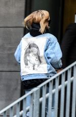 HAILEY BALDWIN Out at Milan Fashion Week 02/26/2018