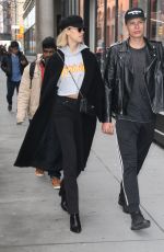 HAILEY CLAUSON and Julian Herrera Out in New York 02/15/2018