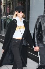 HAILEY CLAUSON and Julian Herrera Out in New York 02/15/2018