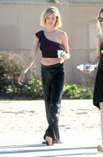 HAILEY VLAUSON Out in Huntington Beach 01/31/2018