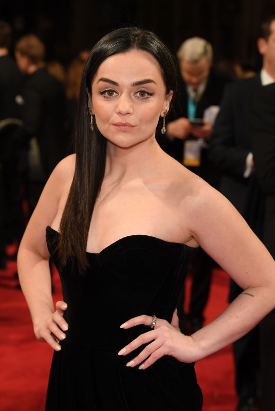 HAYLEY SQUIRES at BAFTA Film Awards 2018 in London 02/18/2018