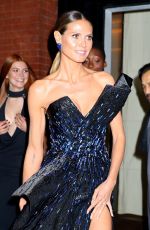 HEIDI KLUM Arrives at Amfar Gala 2018 in New York 02/07/2018