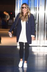 HEIDI KLUM at JFK Airport in New York 02/08/2018
