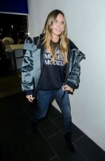 HEIDI KLUM at Los Angeles International Airport 02/06/2018