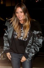 HEIDI KLUM at Los Angeles International Airport 02/06/2018
