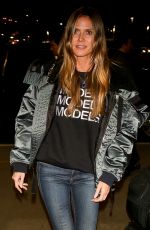 HEIDI KLUM at Los Angeles International Airport 02/06/2018