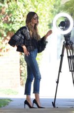 HEIDI KLUM on the Set of Germany