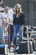 HEIDI KLUM on the Set of Germany