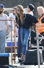 HEIDI KLUM on the Set of Germany
