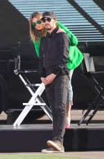 HEIDI KLUM on the Set of Germany