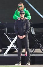HEIDI KLUM on the Set of Germany