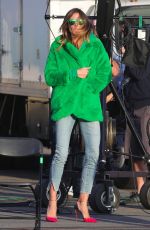 HEIDI KLUM on the Set of Germany