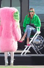 HEIDI KLUM on the Set of Germany