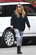 HEIDI KLUM Out and About in Hollywood 02/10/2018