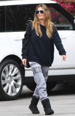 HEIDI KLUM Out and About in Hollywood 02/10/2018